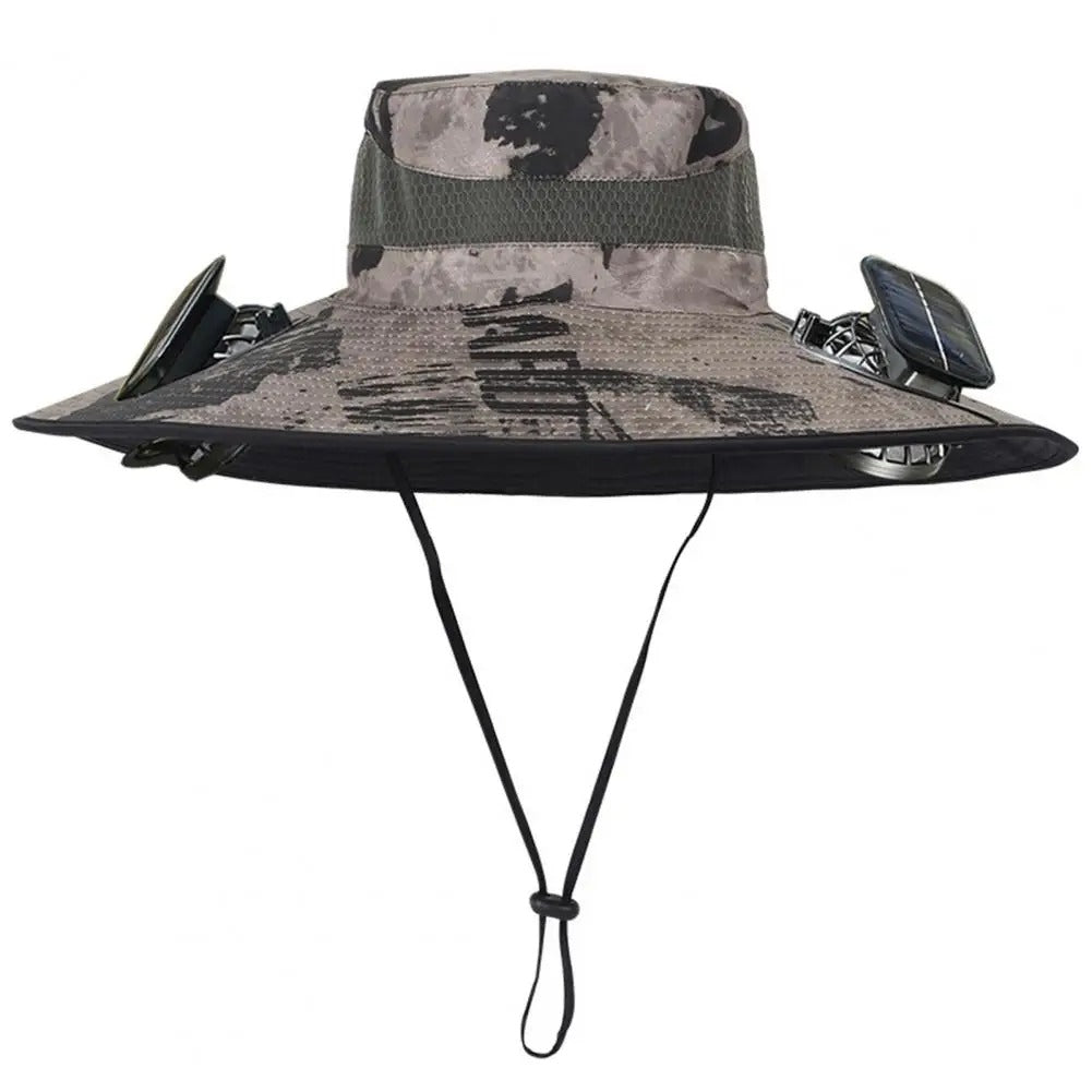 BreezeShade – Solar-Powered Fan Hat for Outdoors