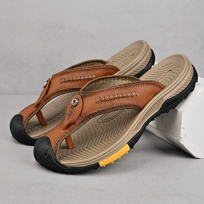 Flint Leather Thong Sandals