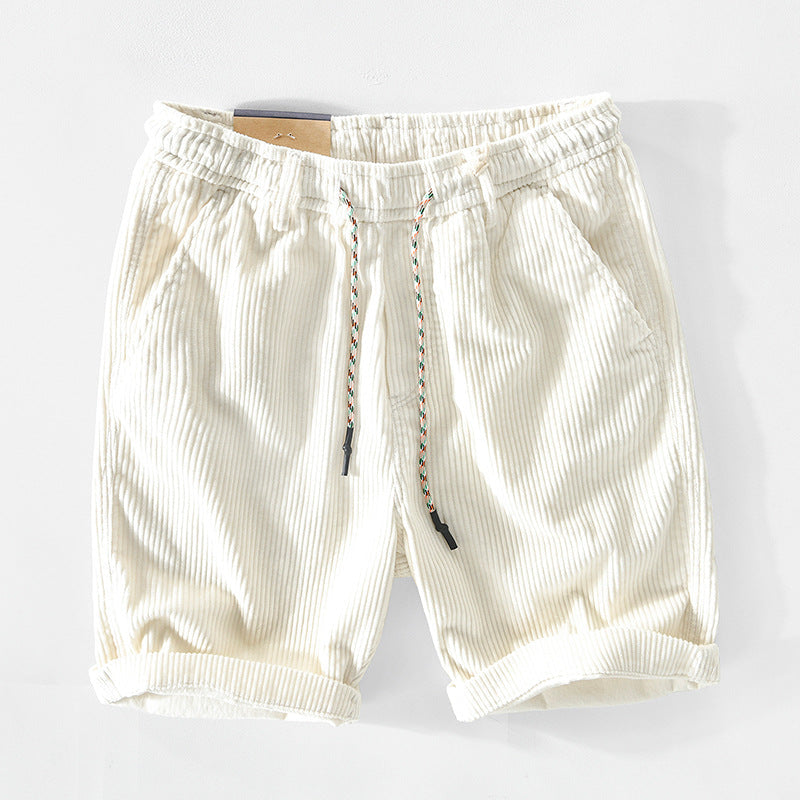 Men’s Comfortable Summer Cord Shorts