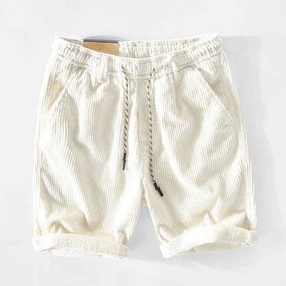 Men’s Comfortable Summer Cord Shorts