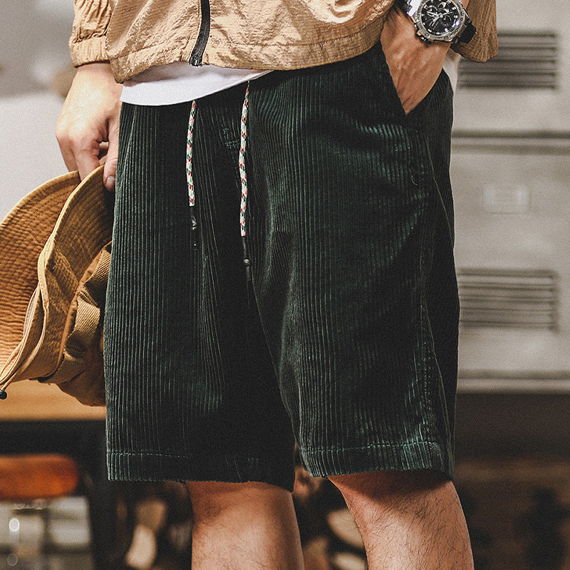 Men’s Comfortable Summer Cord Shorts
