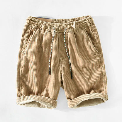 Men’s Comfortable Summer Cord Shorts